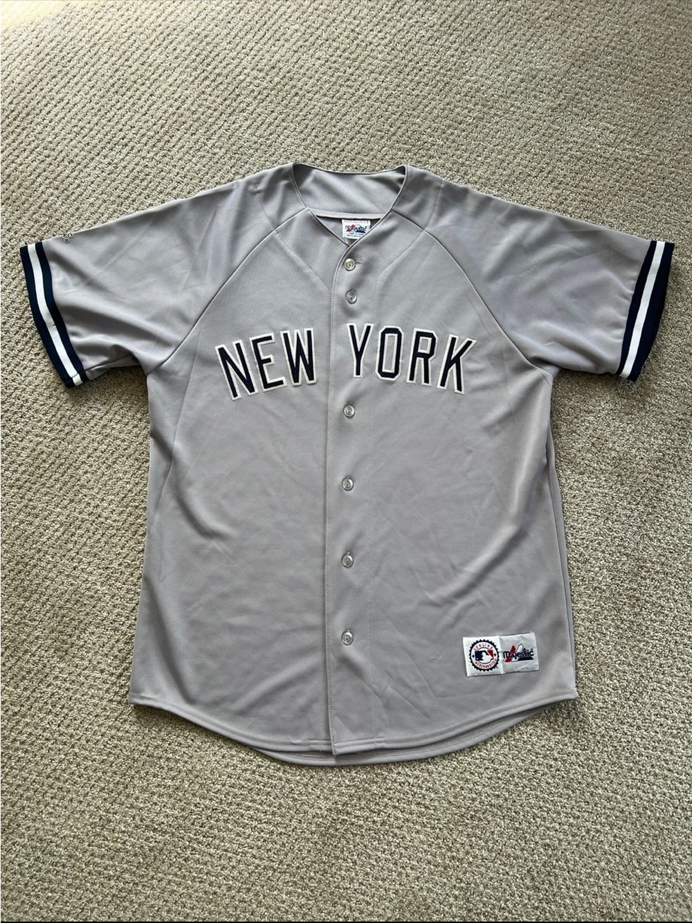 New York Yankees Grey Baseball Jersey